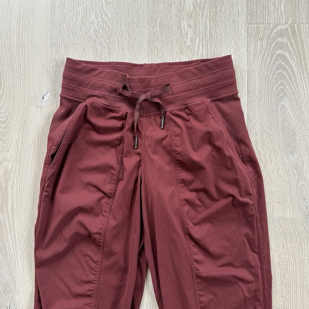Lululemon Dance Studio Joggers Maroon Deep Rouge Garnet - Picture 3 of 12
